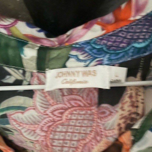 Johnny Was Multicolor Floral Print Maxi Dress - Picture 4 of 4